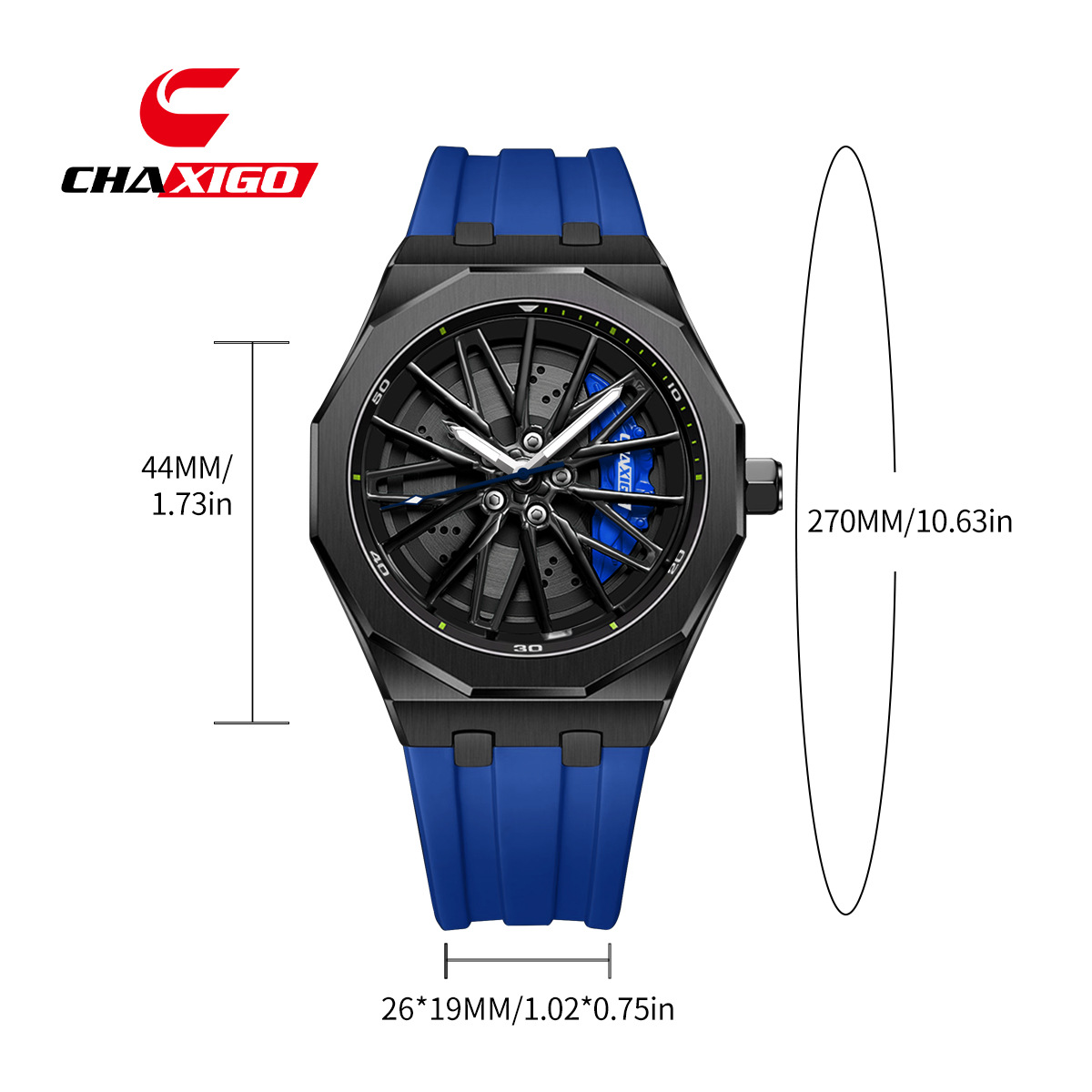 CHAXIGO wheel turning watch