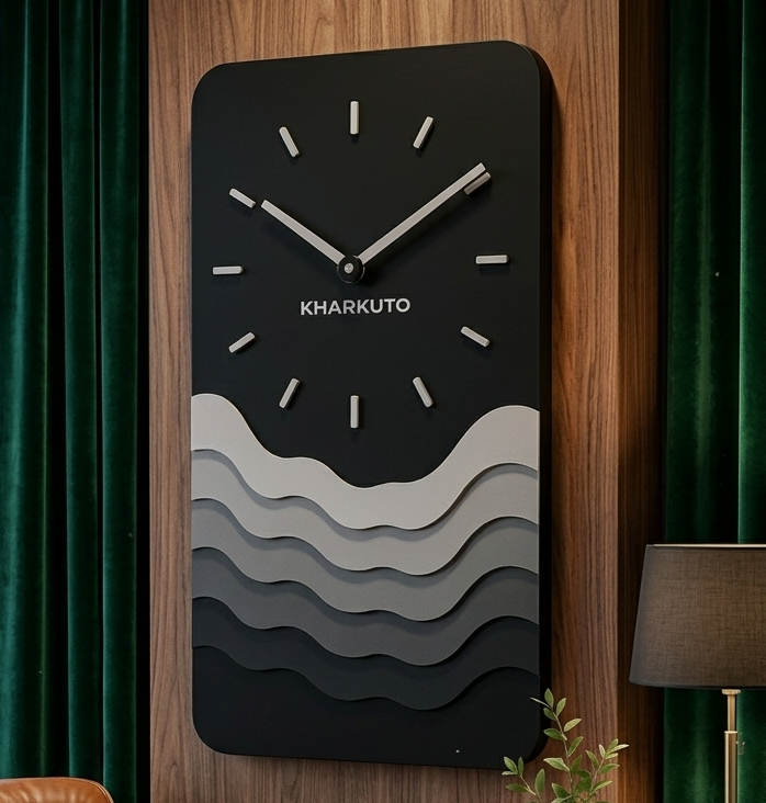 Exclusive Layered Wooden Wall Clock