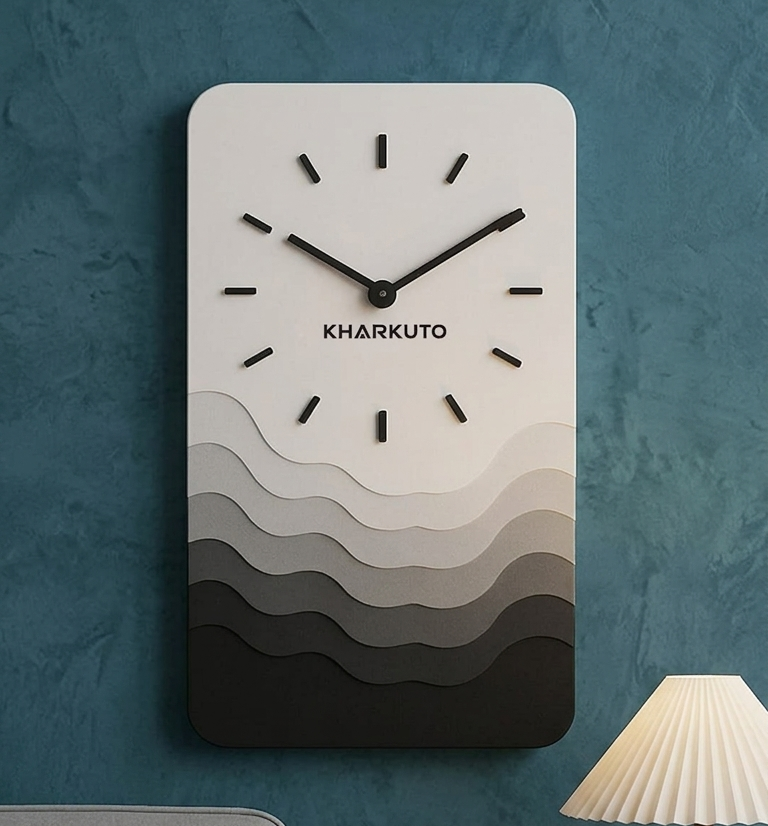 Exclusive Layered Wooden Wall Clock