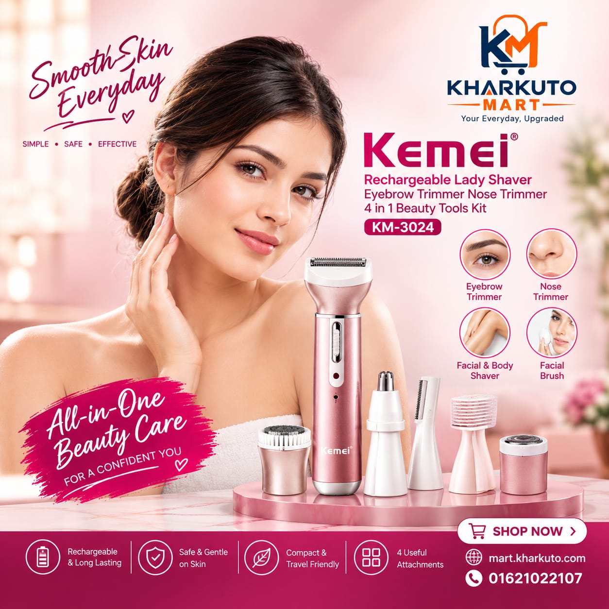 Kemei KM-3024 for Women